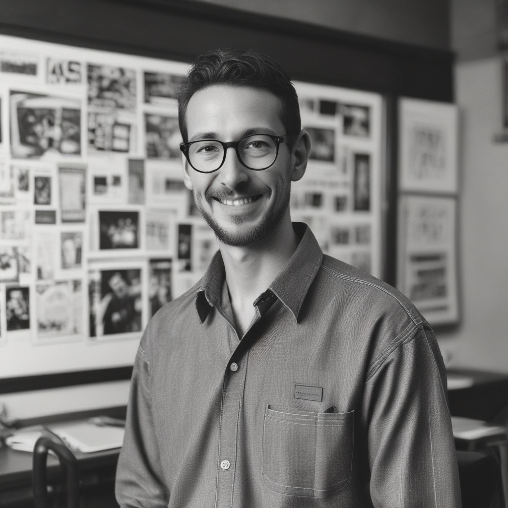 Staff member Tom Smith, Designer